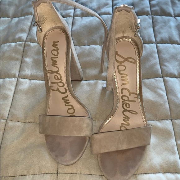 Yaro - Sam Edelman Women's Tan Block Heel Sandals size 8 - Picture 3 of 6